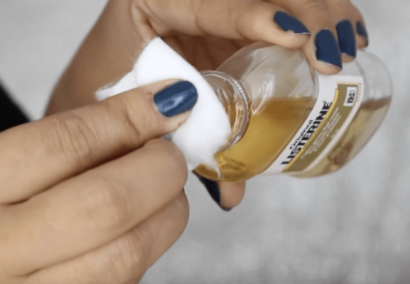 She applied listerine to her face and the result is incredible! Good