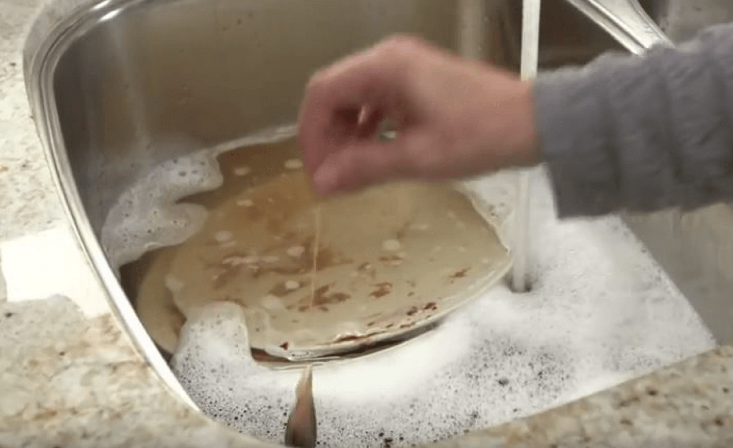 Amazing what happens if you put used tea bags in your sink with dirty