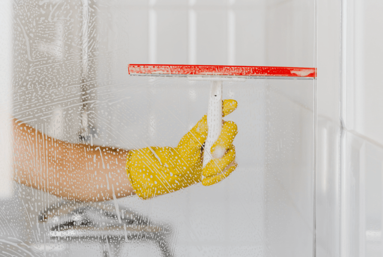 Get rid of limescale on your glass shower door with this simple trick